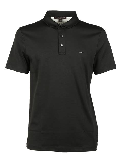 michael kors polo shirt black.